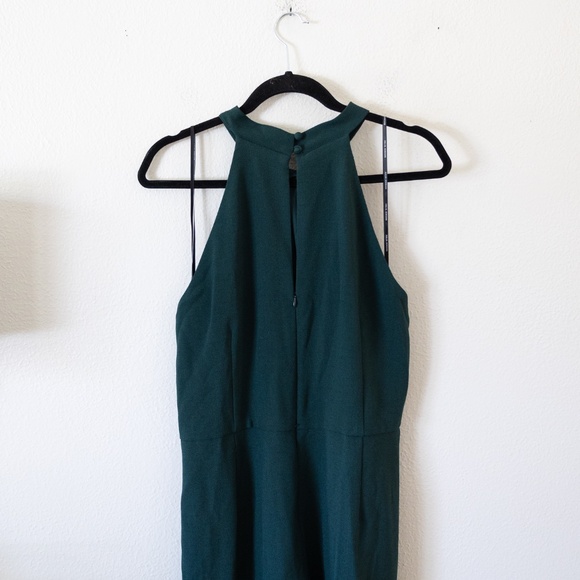 Julia Jordan Dark Green Women's Jumpsuit w/ Pockets - Picture 4 of 6